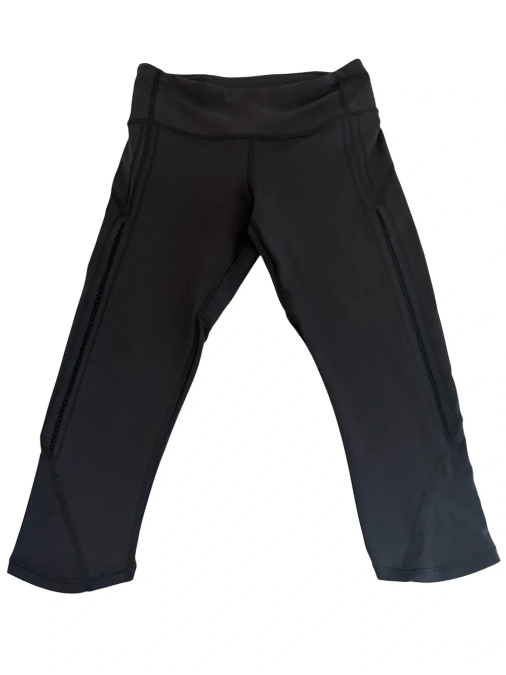 lululemon athletica Kids Black Capri Performance Leggings